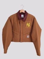Vintage Carhartt x NY Yankees Crop Jacket