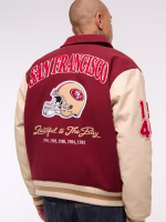Abercrombie San Francisco 49ers Varsity Bomber Jacket - Image 2