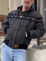 Vintage Carhartt Aztec Jacket - Image 4